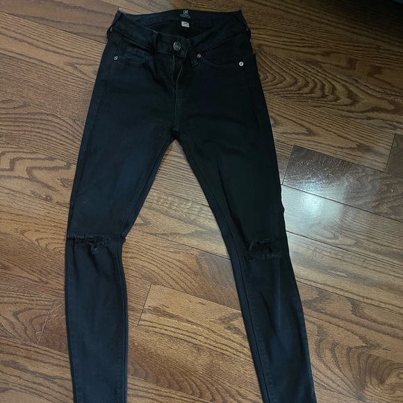 BLACK SKINNY JEANS - Picture 1 of 1